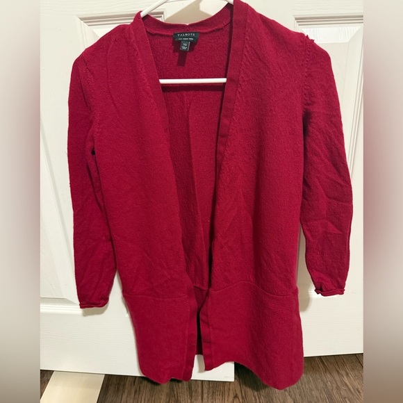 Talbots Sweaters - Talbots Red 100% Pure Merino Wool Size‎ XS See Photos